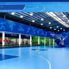 Iluminación de canchas de baloncesto